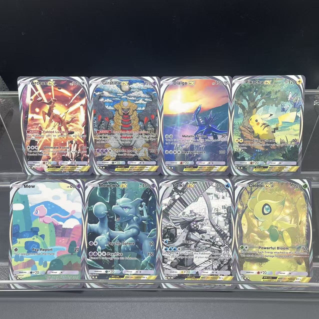 Board Game English - 8Pcs/Set DIY Self-made Anime English Version