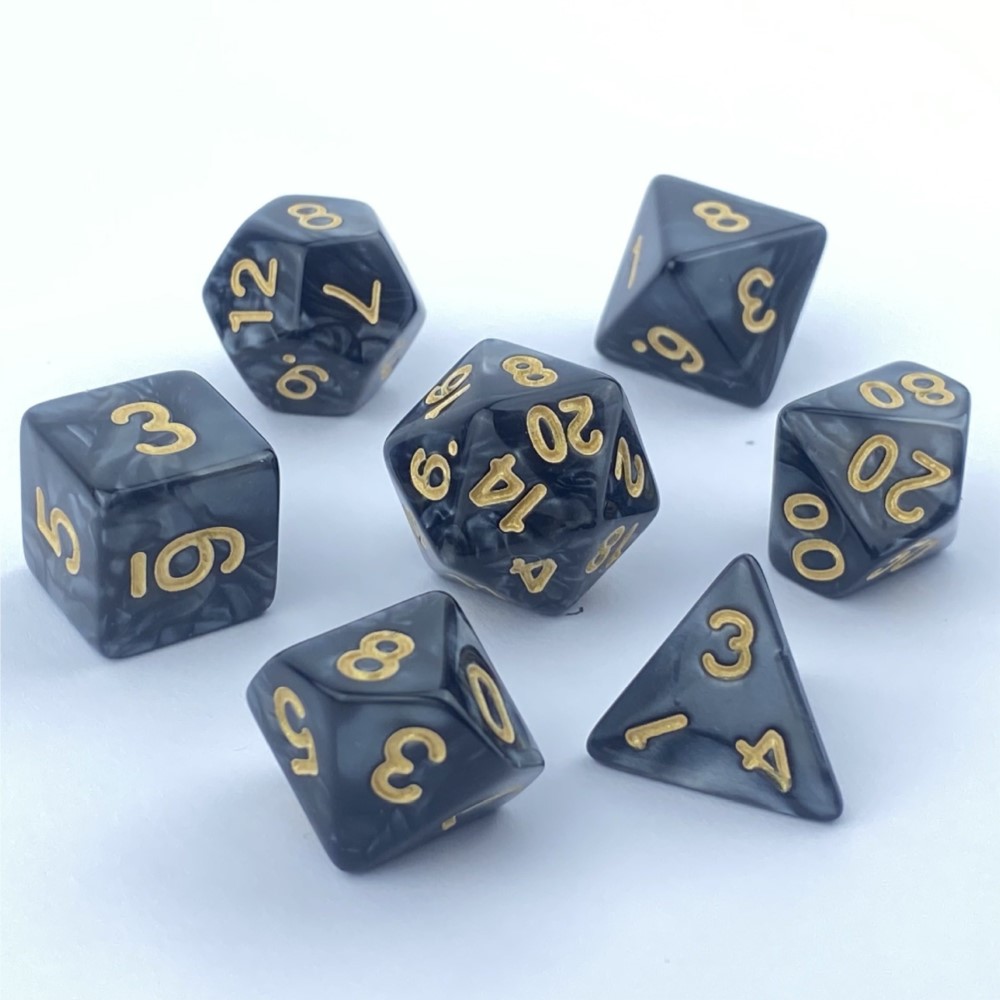 Board Game Quiz - 7pcs Dice Set Board Games Roll