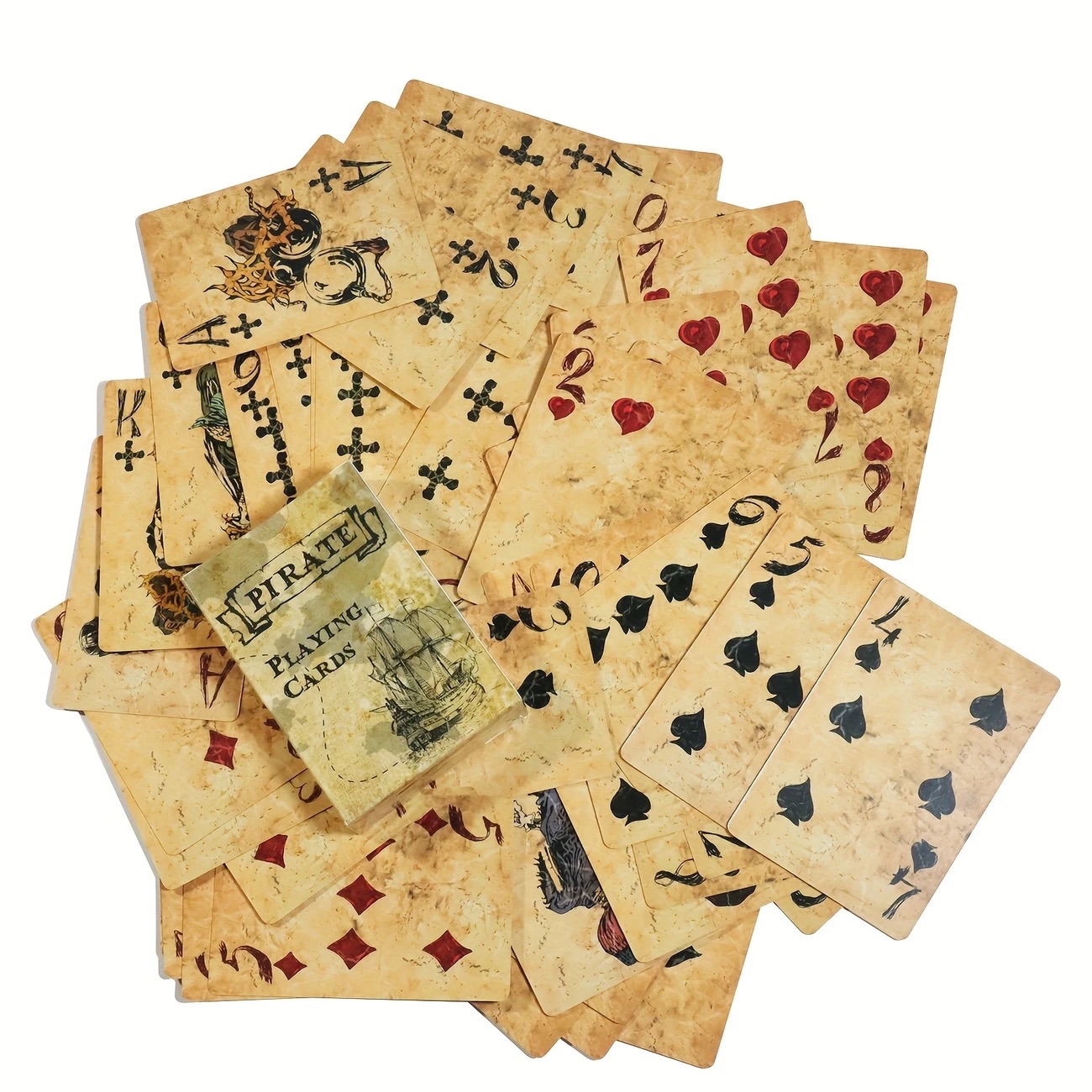 Board Game Pirates - Vintage Pirate Ship Playing Cards Deck