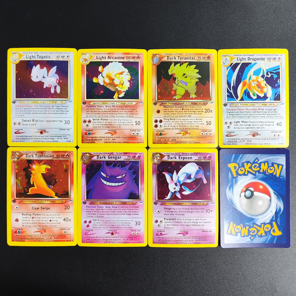 Board Game Quiz - 7Pcs Proxy Pokemon Card EN Gym