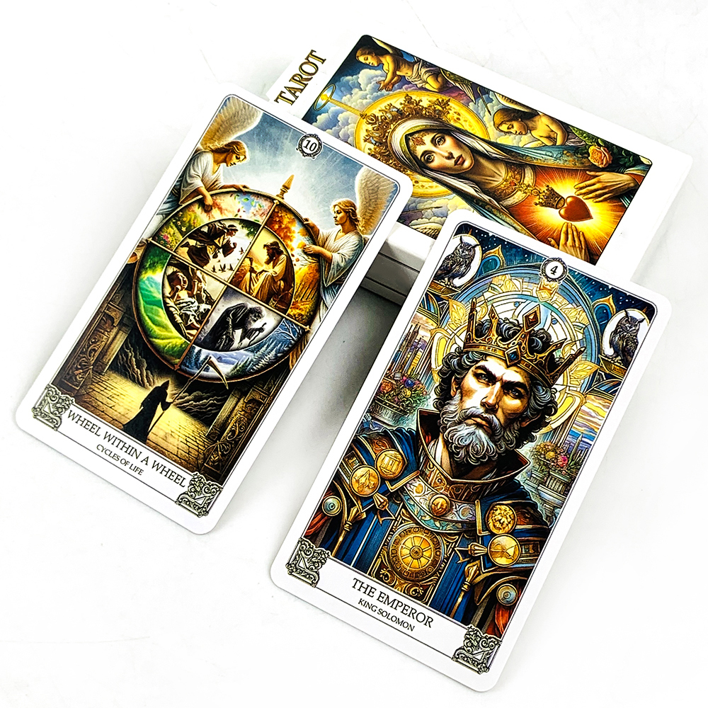 Board Game Illustrator - New Tarot Cards Vibrant Illustration Mysterious
