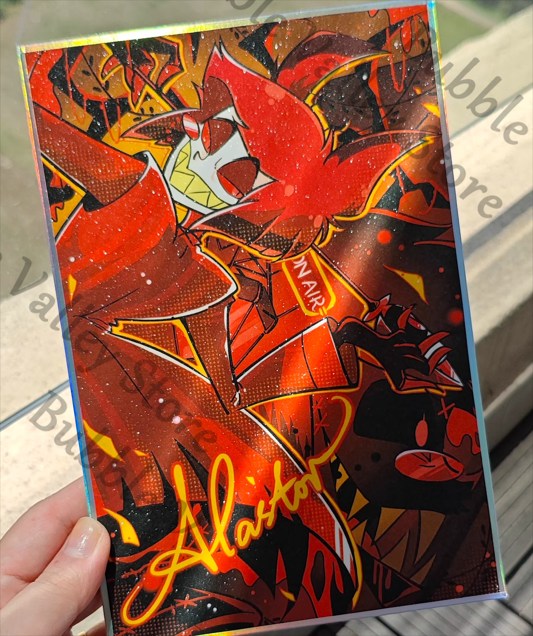 Board Game Illustrator - Hazbin Hotel Alastor Vox Adam Angel