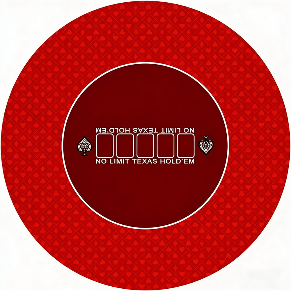 Board Game Mahjong - Casino Texas Hold'emPoker Mat Round Rubber