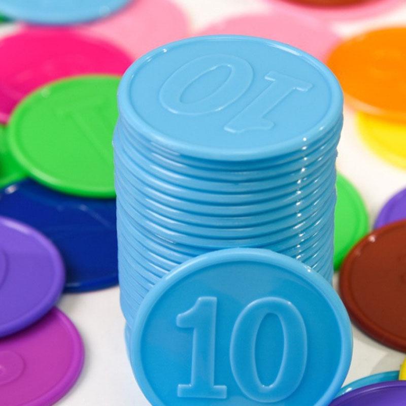 40PCS Poker Chips With Numbers - Board Game With Chips recension och pris
