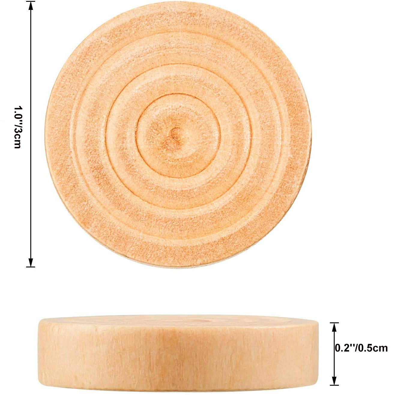 30Pcs/set Wooden Round Checker - Board Game Operation recension och pris