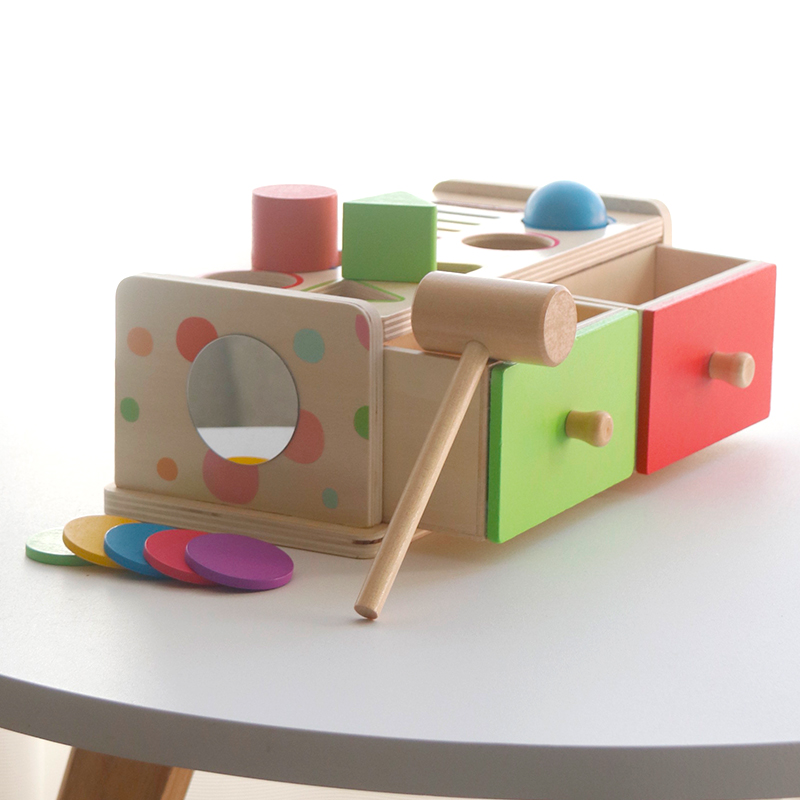 Montessori Wooden Sorting Stac - Board Game Organization recension och pris