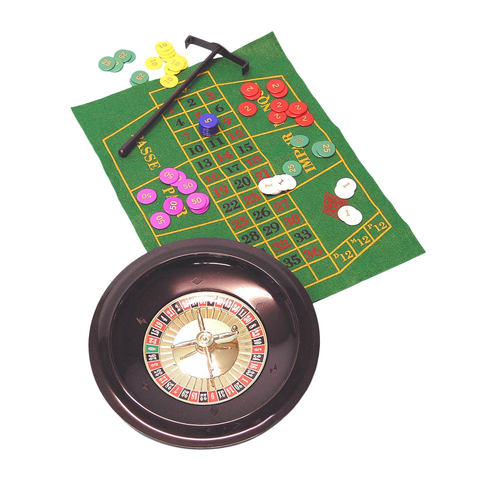 10 Inches Roulette Wheel with  - Board Game With Chips recension och pris