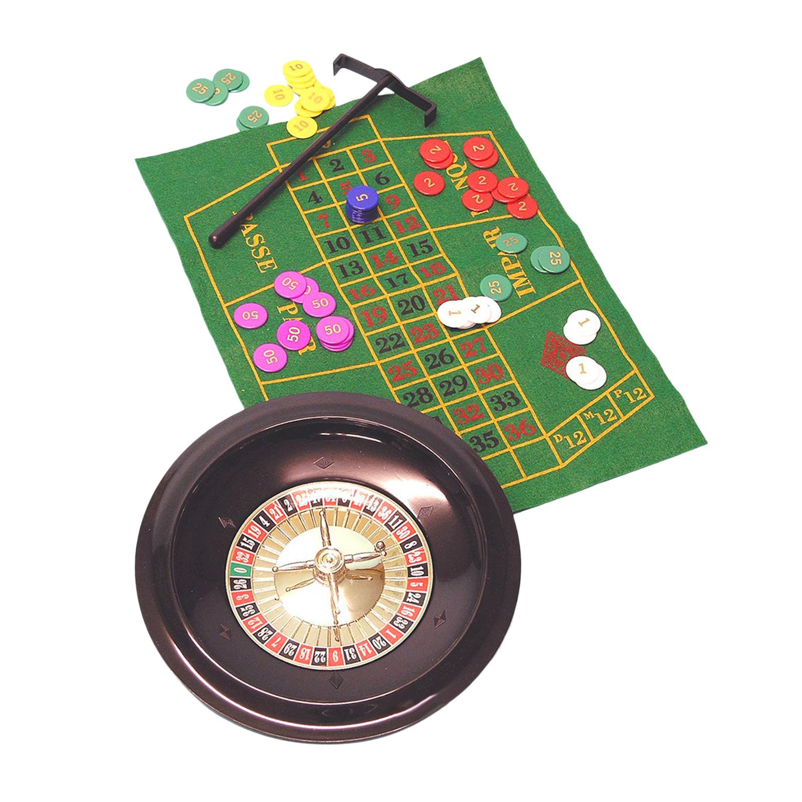 10 Inches Roulette Wheel with  - Board Game With Chips recension och pris