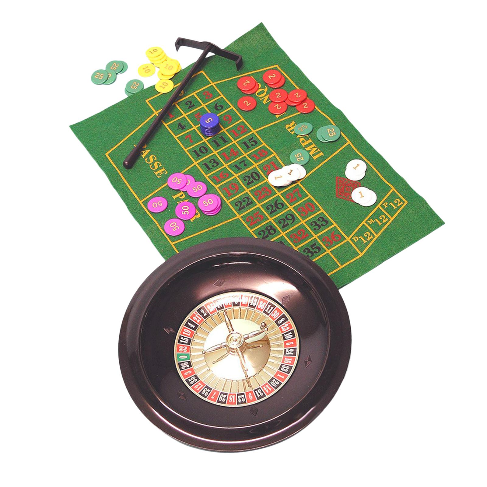 10 Inches Roulette Wheel with  - Board Game With Chips recension och pris