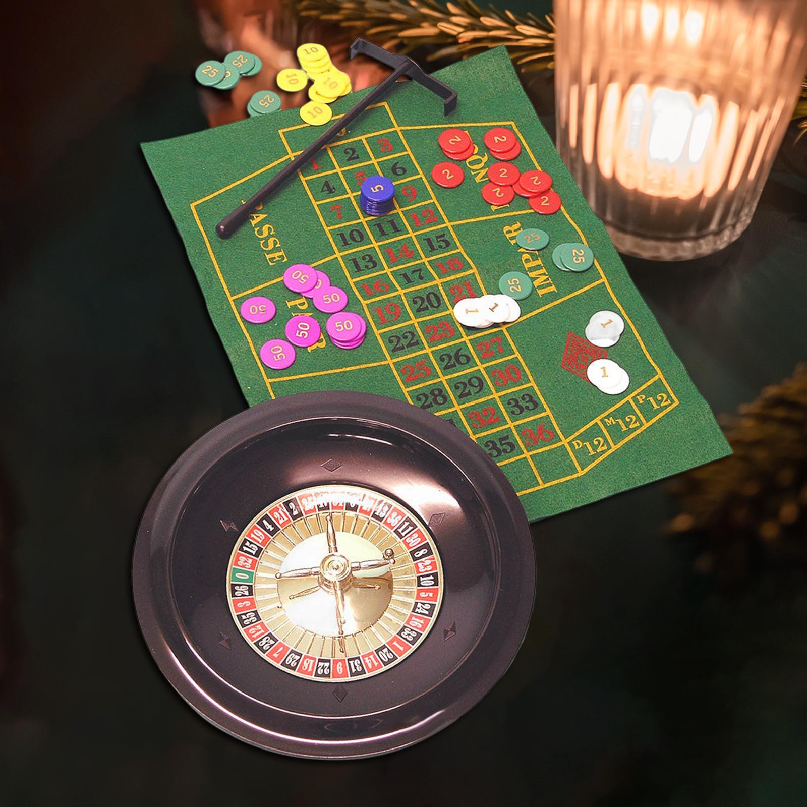10 Inches Roulette Wheel with  - Board Game With Chips recension och pris