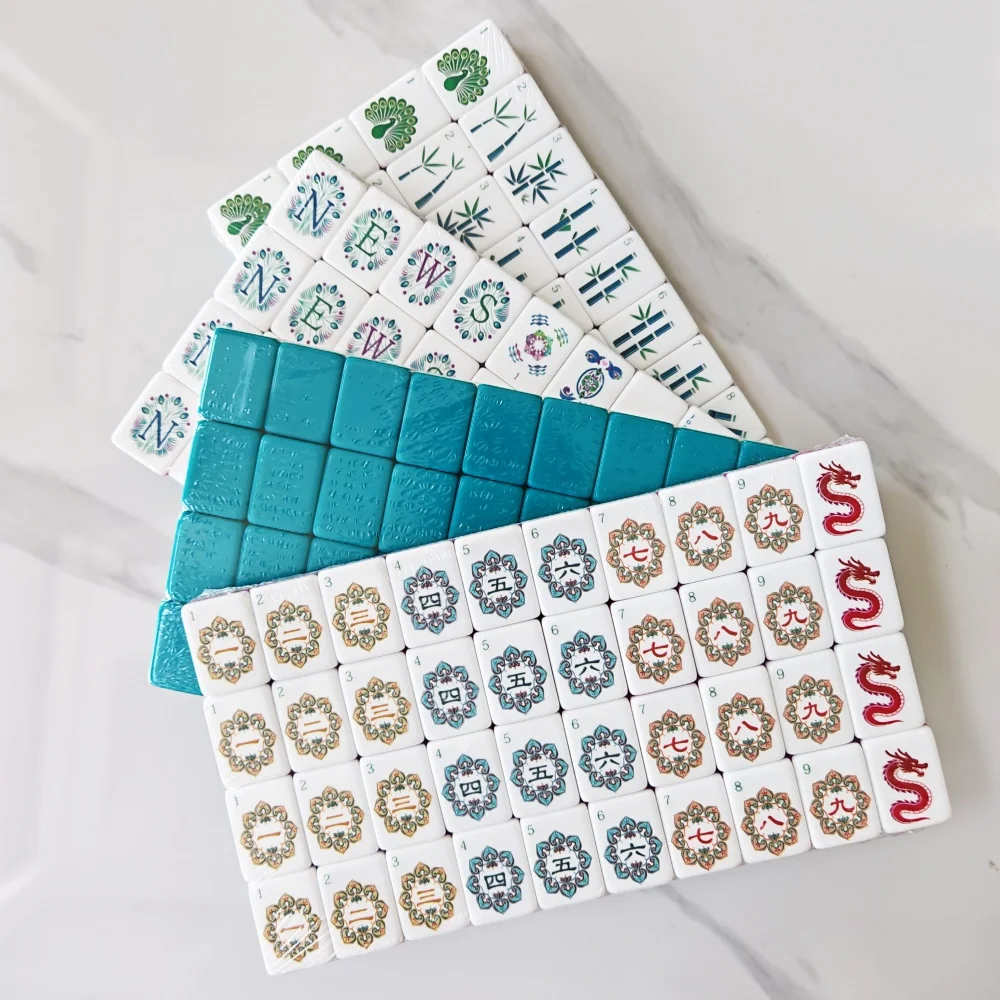 Hot Sale Luxury Engraved Lake  - Board Game Mahjong recension och pris