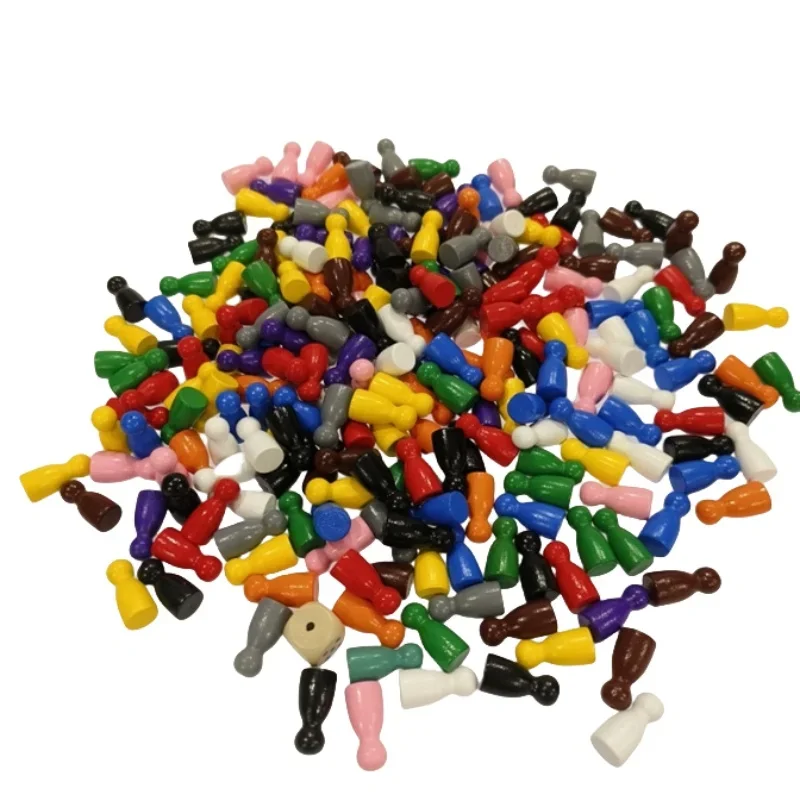100 Pcs Colorful Wooden Chess  - Board Game Quiz recension och pris