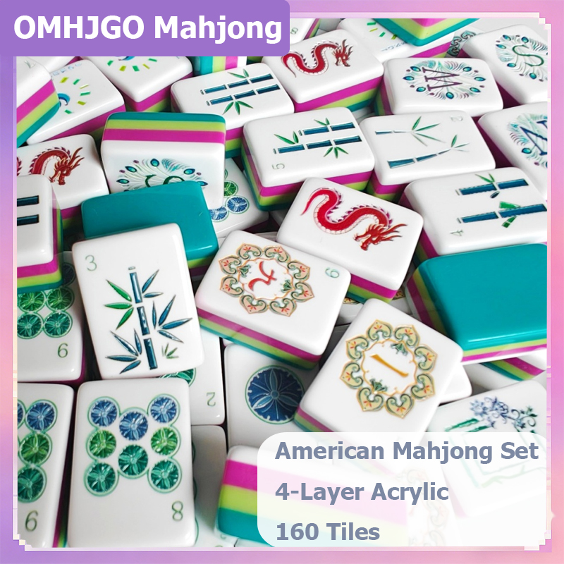 OMHJGO 4 Layer Acrylic Mahjong - Board Game Mahjong recension och pris