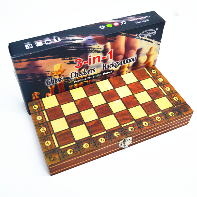 Chess Magnetic Backgammon Chec - Board Game Operation recension och pris