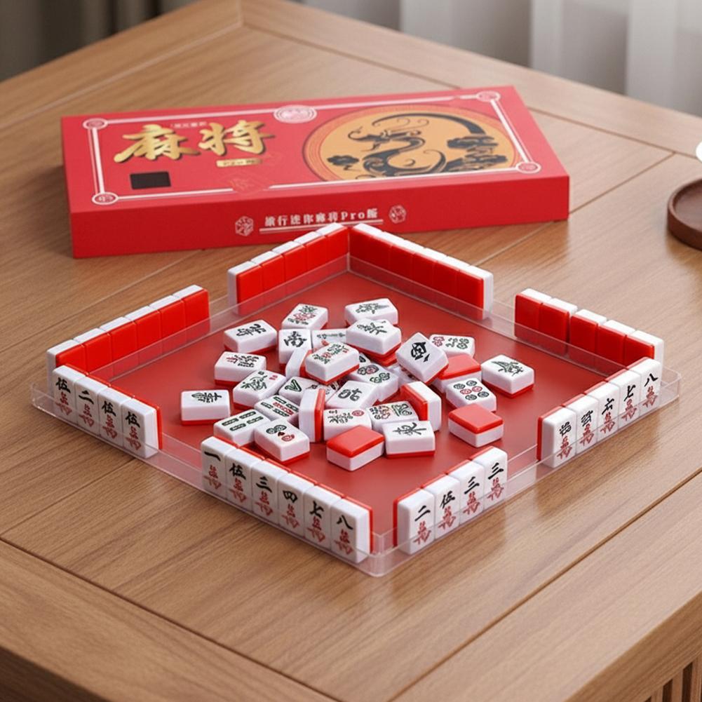 Portable Travel Mini Mahjong S - Board Game Mahjong recension och pris
