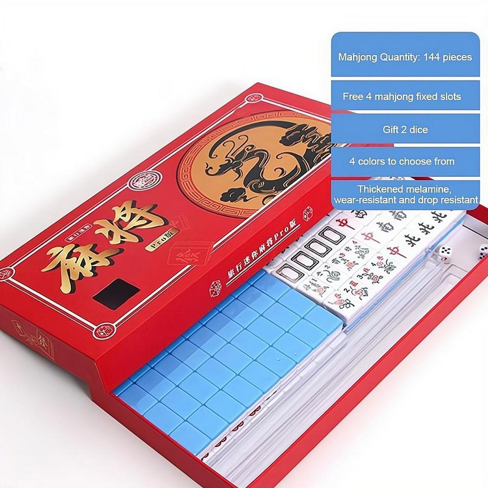 Portable Travel Mini Mahjong S - Board Game Mahjong recension och pris