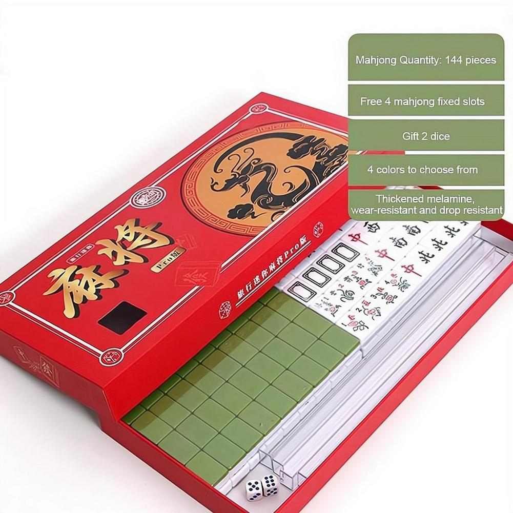 Portable Travel Mini Mahjong S - Board Game Mahjong recension och pris