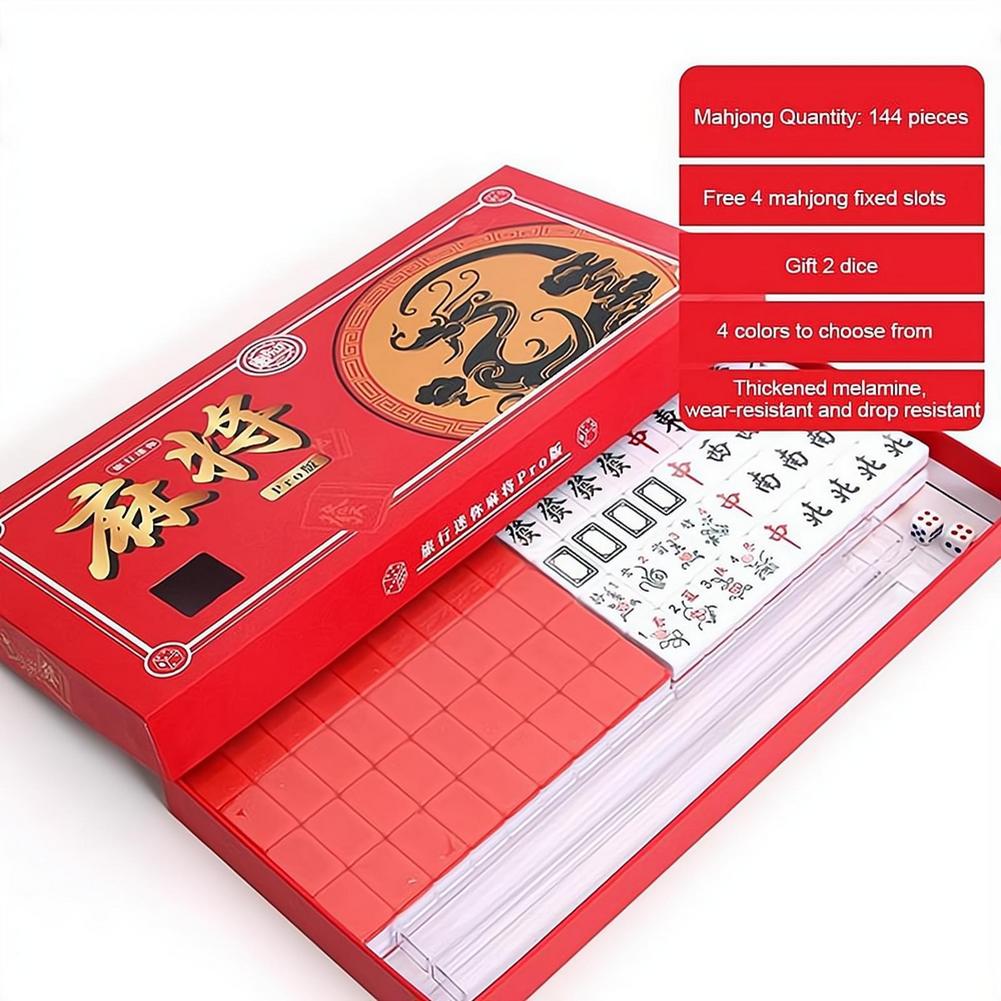Portable Travel Mini Mahjong S - Board Game Mahjong recension och pris