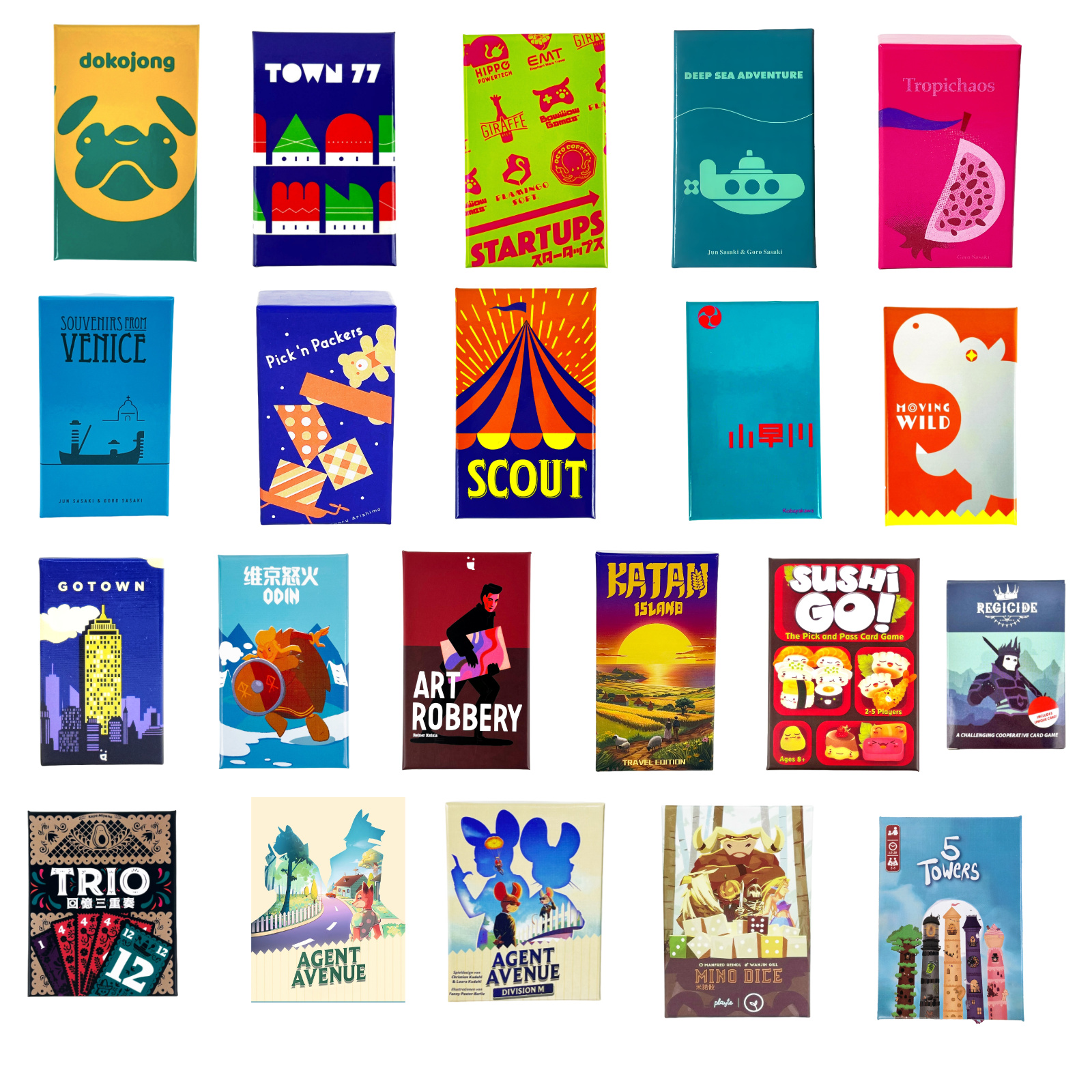 Board Game：SCOUT\dokojong\Town - Board Game Wild Wild recension och pris