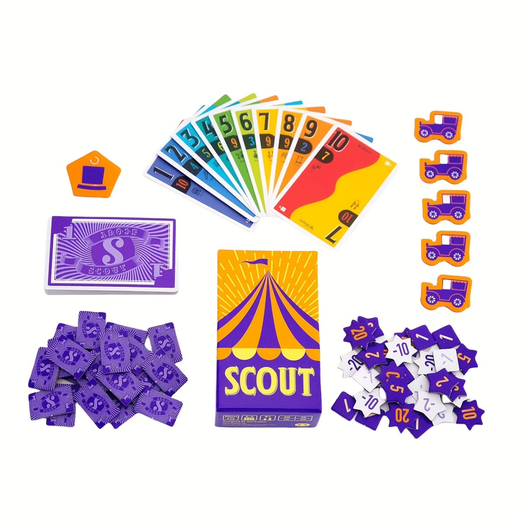 Board Game：SCOUT\dokojong\Town - Board Game Wild Wild recension och pris