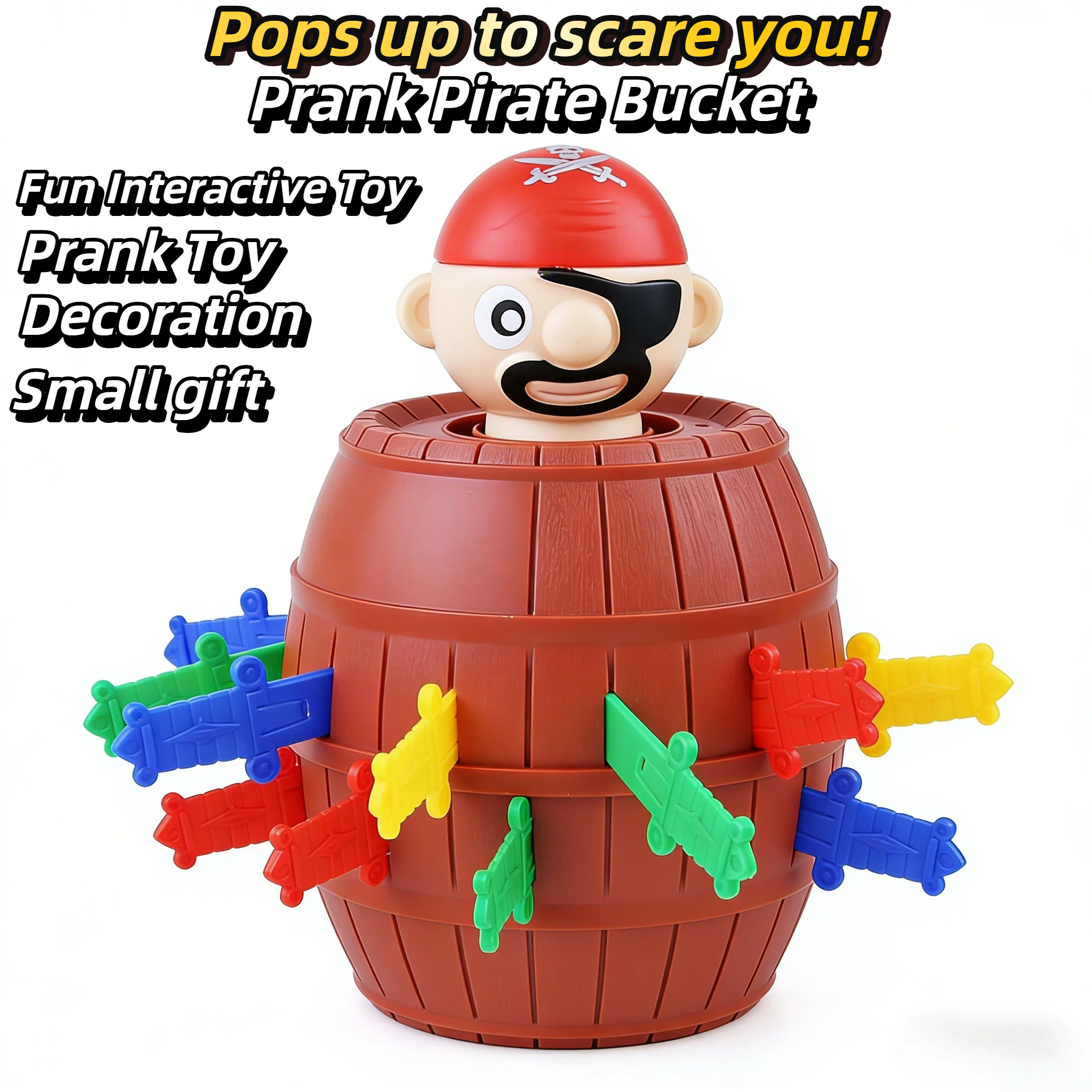 Pirate Barrel Pop Up Game Inte - Board Game Pirates recension och pris
