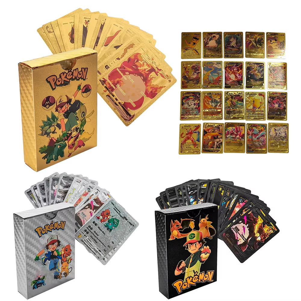 55PCS Pokemon Cards Vmax GX Go - Board Game English recension och pris