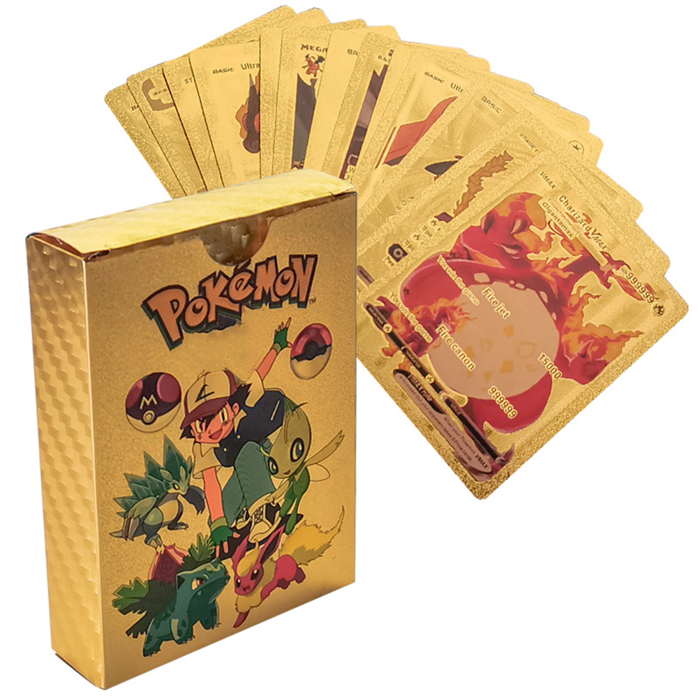 55PCS Pokemon Cards Vmax GX Go - Board Game English recension och pris
