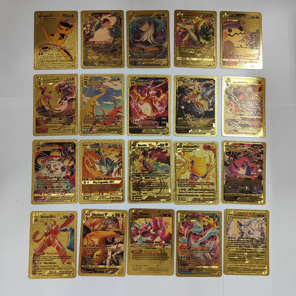 55PCS Pokemon Cards Vmax GX Go - Board Game English recension och pris