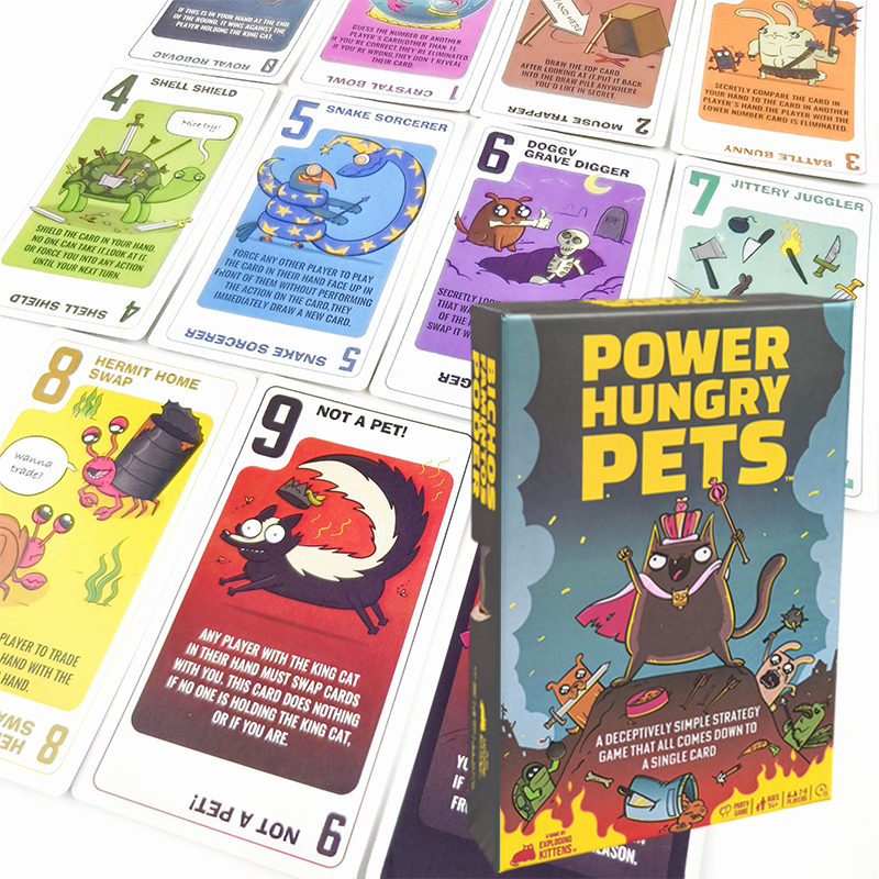 Power Hungry Pets Card Game Bo - Board Game Quiz recension och pris