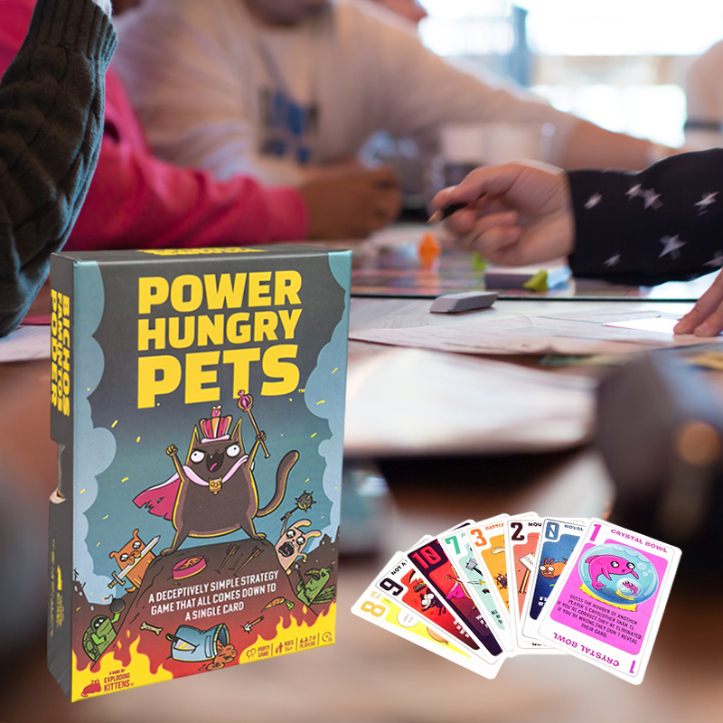 Power Hungry Pets Card Game Bo - Board Game Quiz recension och pris