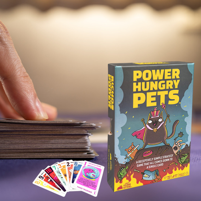 Power Hungry Pets Card Game Bo - Board Game Quiz recension och pris