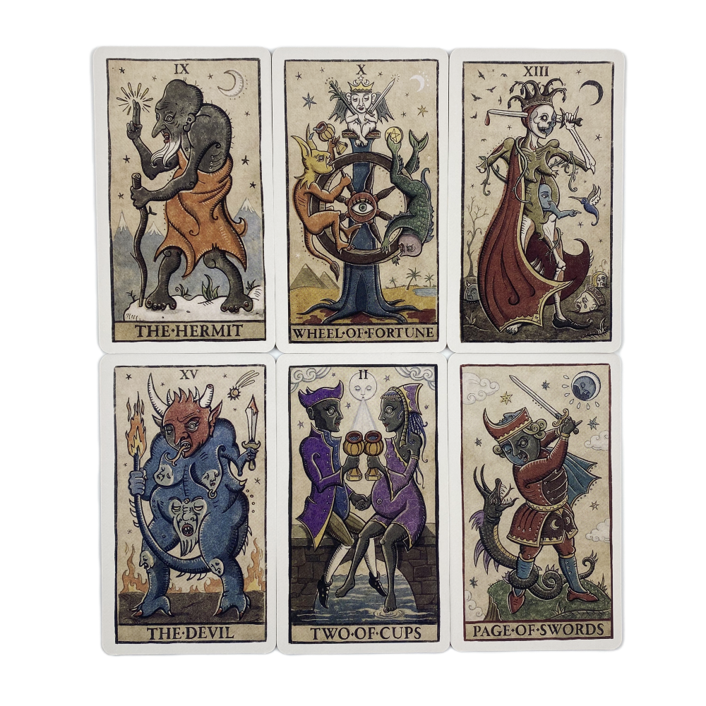 Moon Tarot Della Luna Deck Car - Board Game Illustrator recension och pris