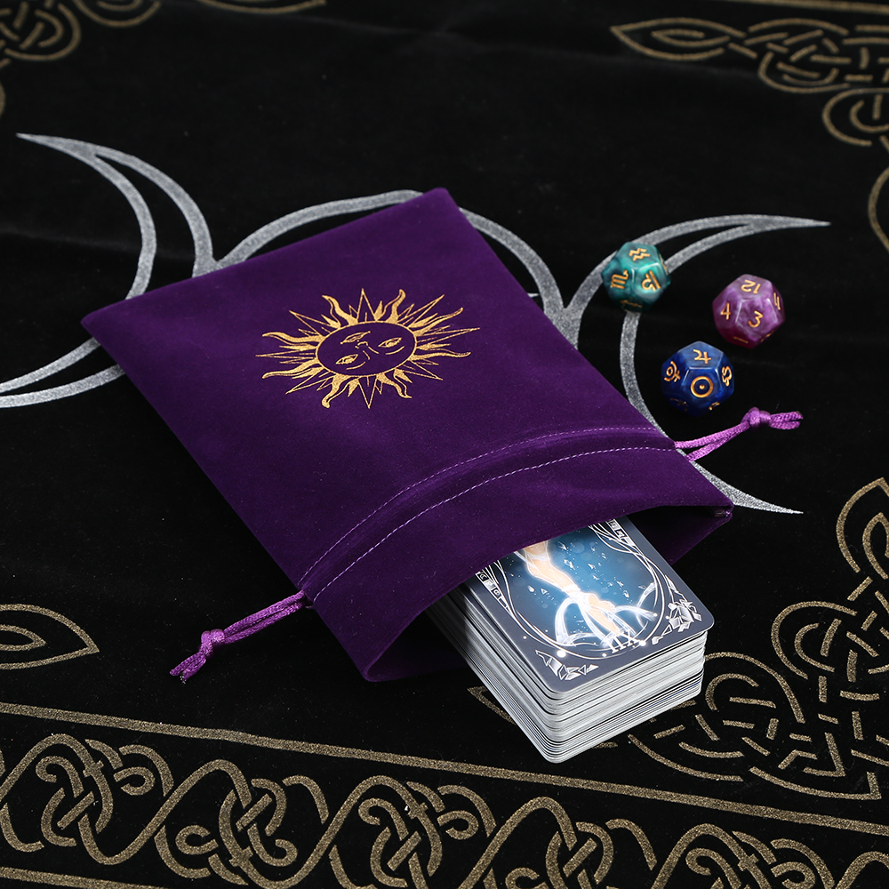 5Pcs Tarot Storage Velvet Bag  - Board Game Organization recension och pris