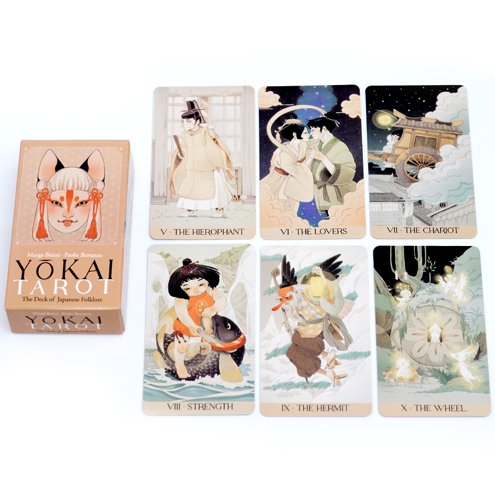 Yokai Tarot Deck 78 Pcs Cards  - Board Game Illustrator recension och pris