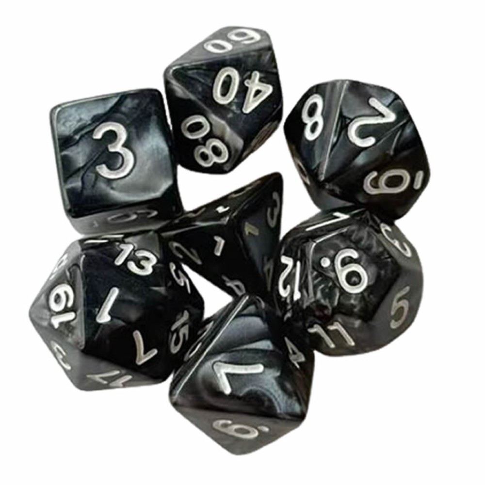 7pcs Dice Set Board Games Roll - Board Game Quiz recension och pris