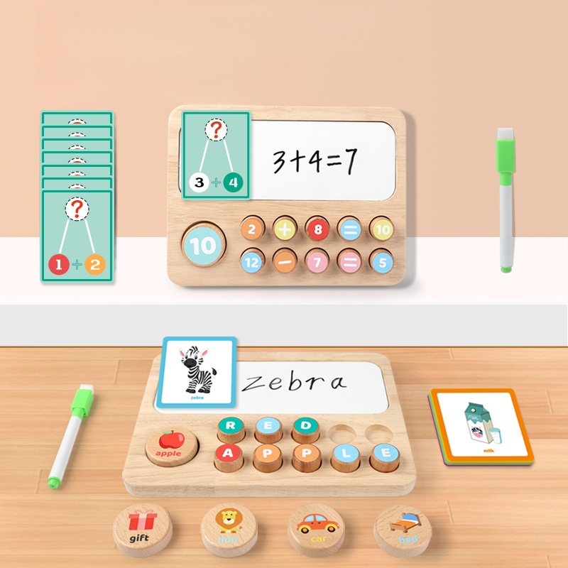 Montessori Wooden Number Board - Board Game Operation recension och pris