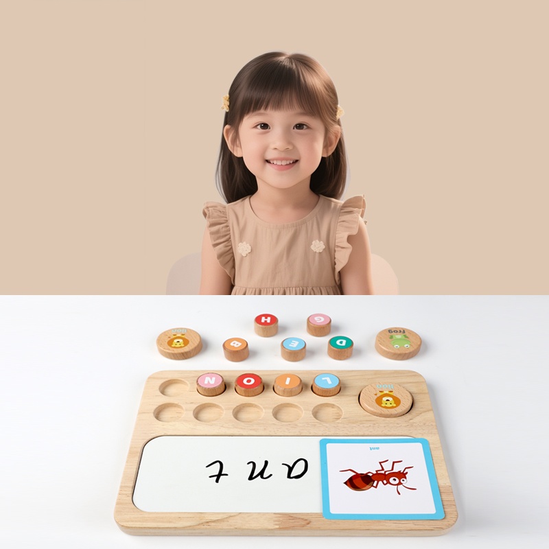 Montessori Wooden Number Board - Board Game Operation recension och pris