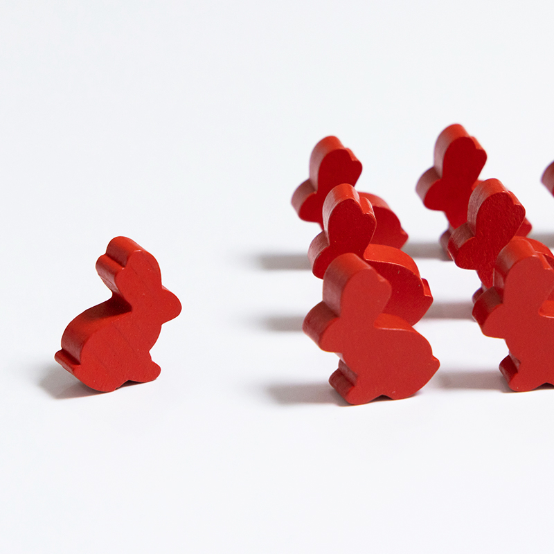 100PCS Cute Rabbit Meeple, 25m - Board Game Quiz recension och pris