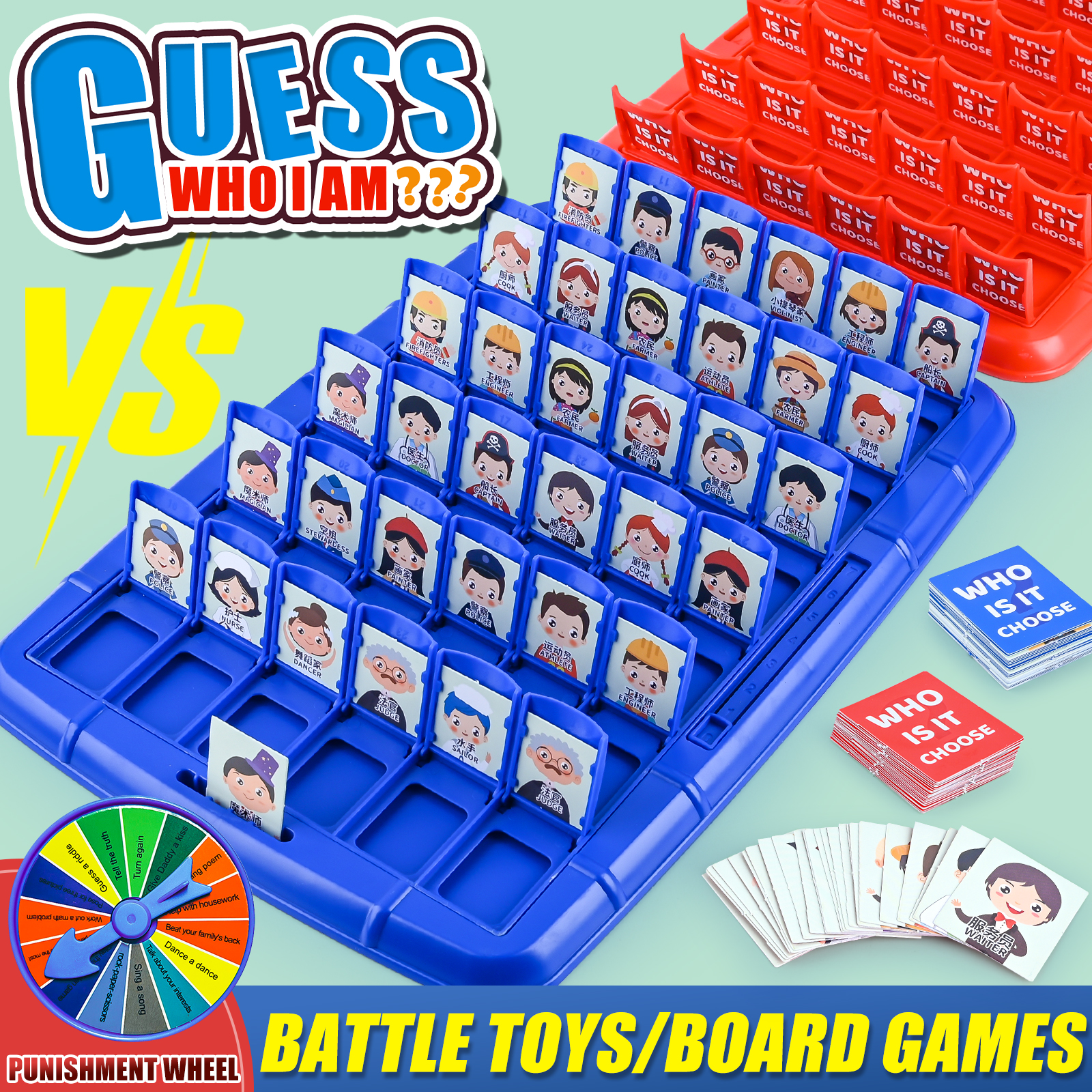 Guess Who I Am, Children'S Puz - Board Game With Chips recension och pris