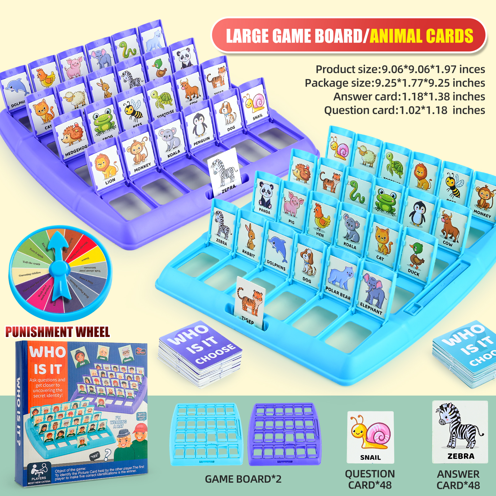 Guess Who I Am, Children'S Puz - Board Game With Chips recension och pris