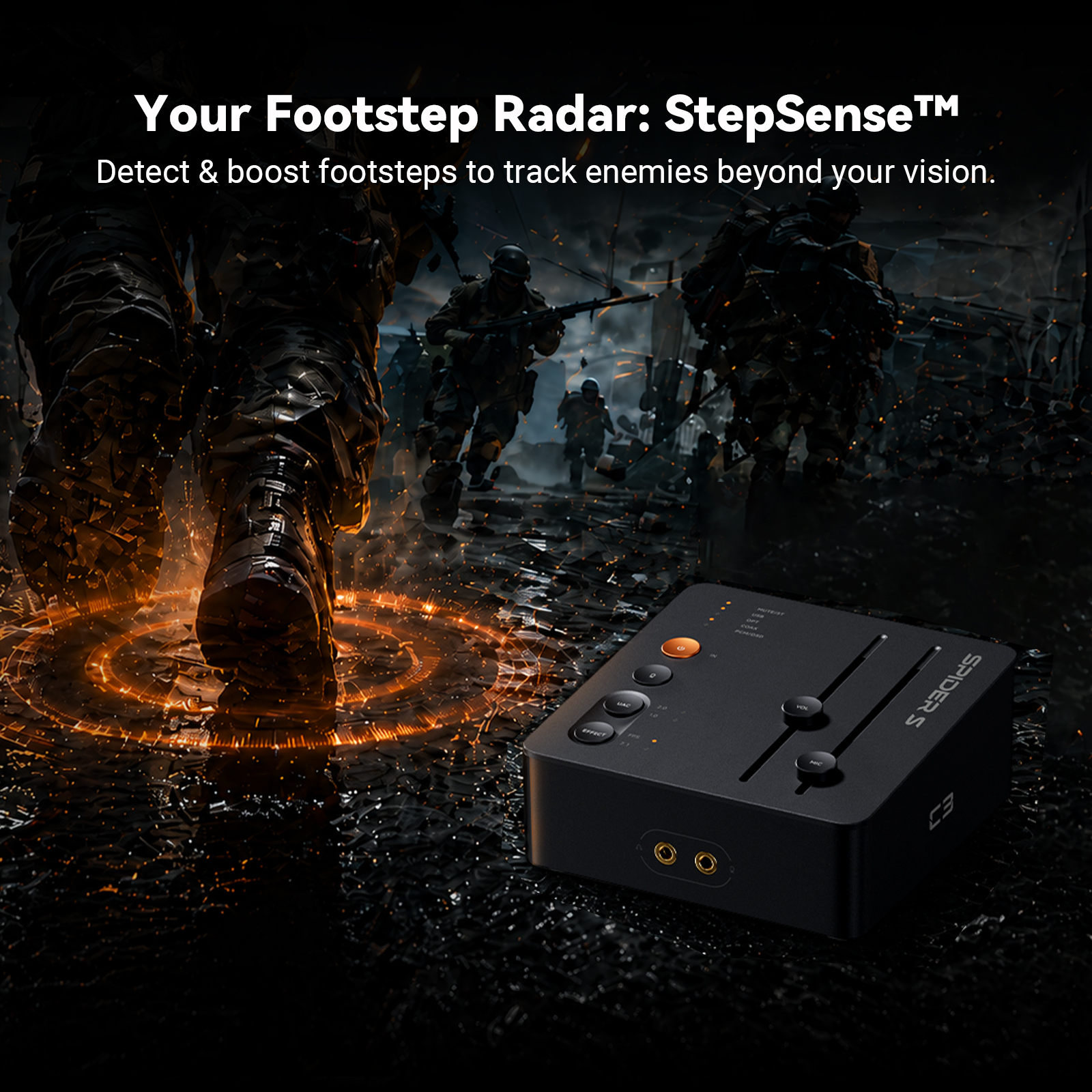 Fosi Audio C3 Gaming DAC Headp - Board Game With Chips recension och pris
