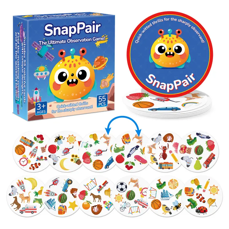 Matching game, includes 55 car - Board Game Quiz recension och pris