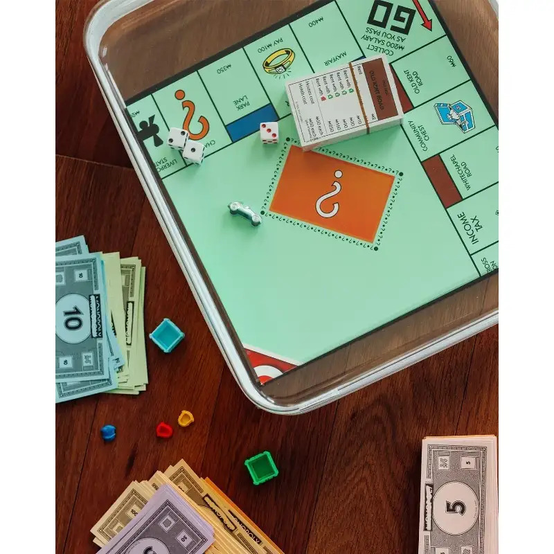 1pc Large Clear Hard Shell Sto - Board Game Organization recension och pris