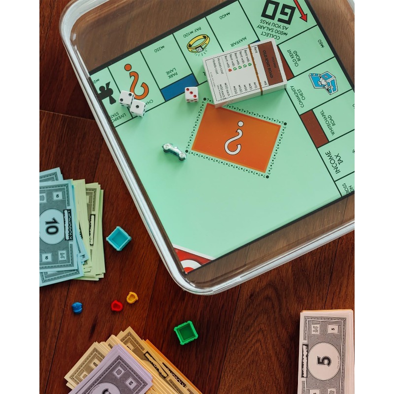 1pc Large Clear Hard Shell Sto - Board Game Organization recension och pris