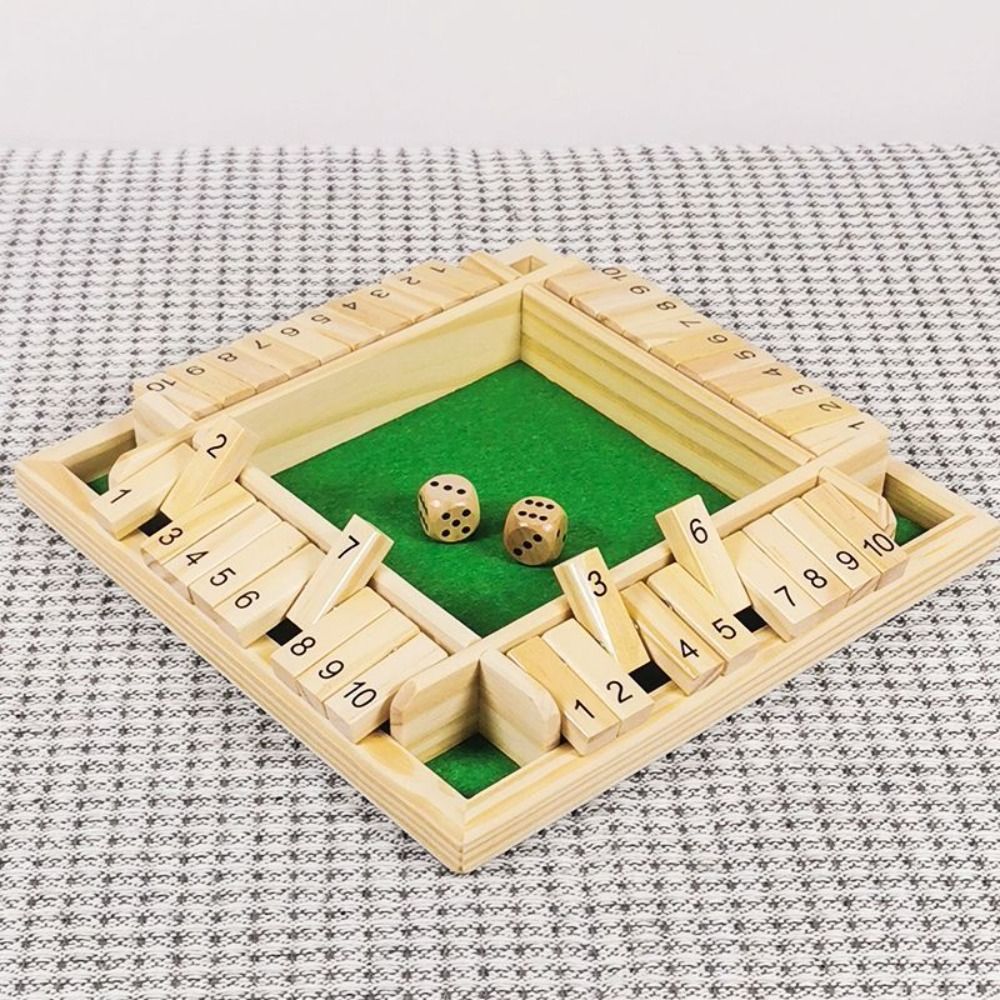 Shut The Box Table Board Game  - Board Game Organization recension och pris