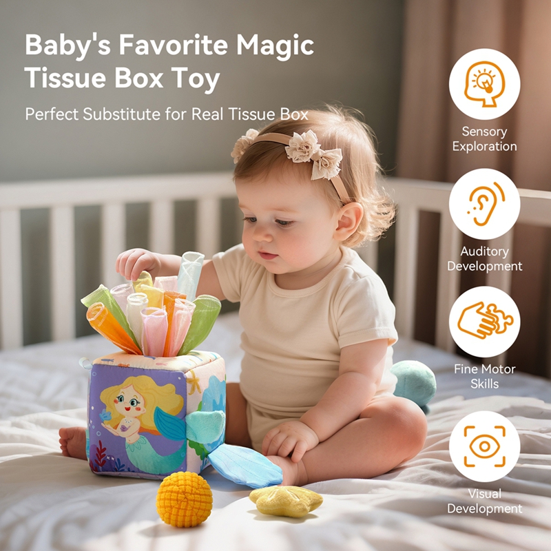 Baby Montessori Toy cotton Mag - Board Game Organization recension och pris