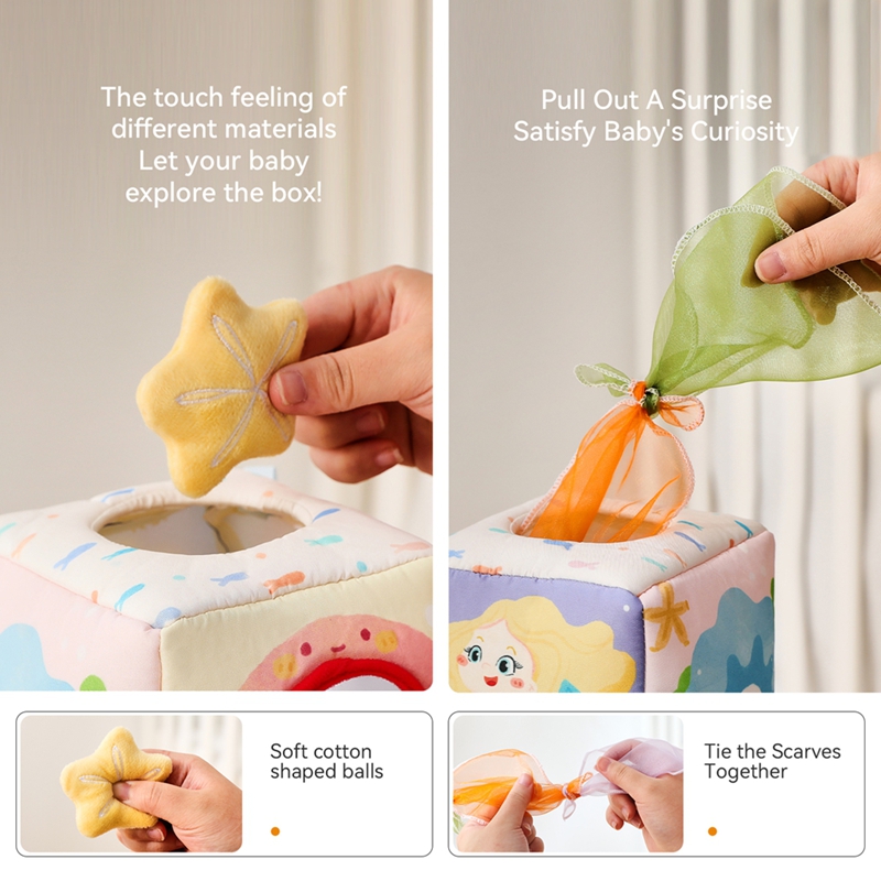 Baby Montessori Toy cotton Mag - Board Game Organization recension och pris