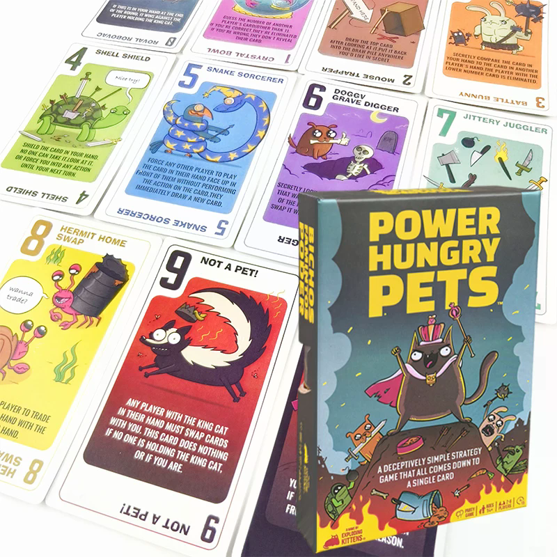 Power Hungry Pets Card Game Fa - Board Game Quiz recension och pris