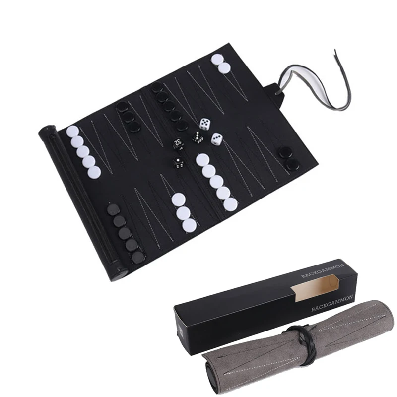 Roll Up Backgammon Sets Portab - Board Game Operation recension och pris