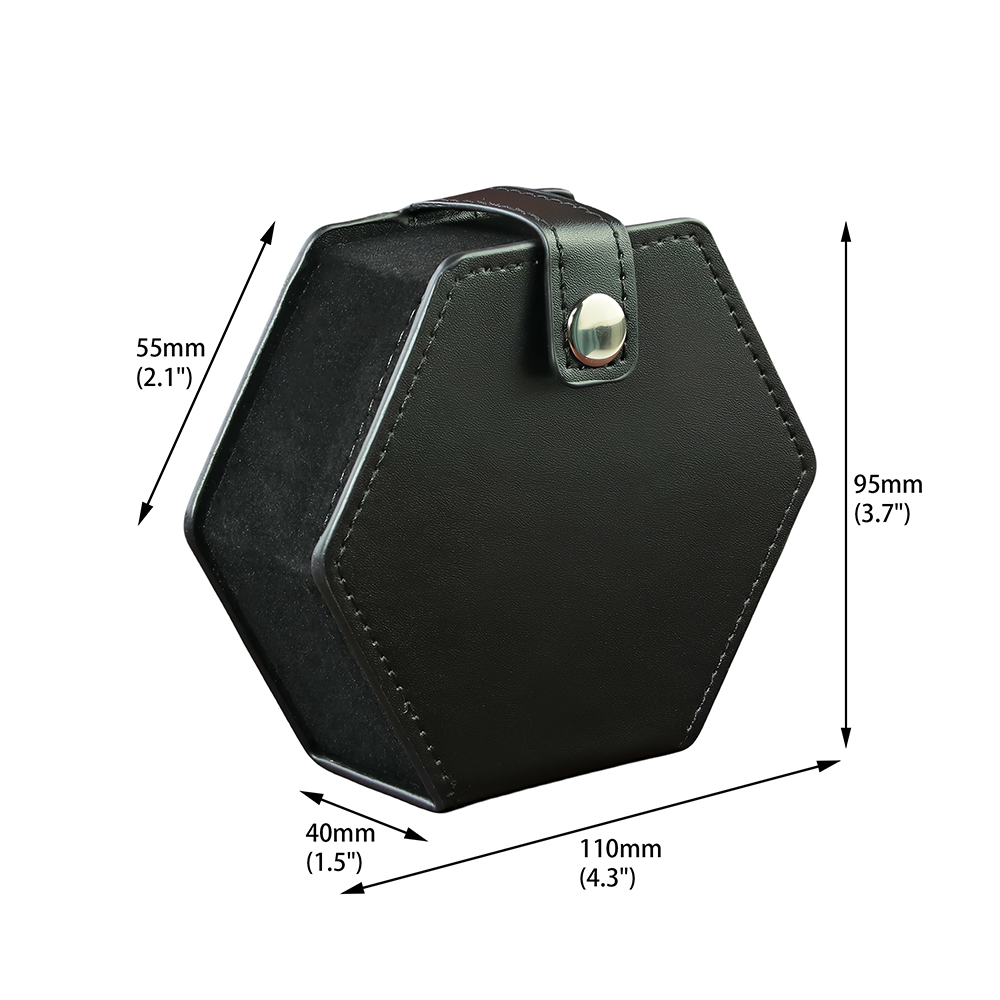 Black Leather Box DND Dice Cas - Board Game With Chips recension och pris